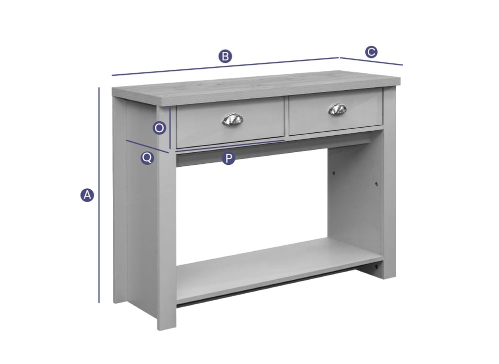Highgate-2-Drawer-Console-Table-Furniture-Dimensions-2